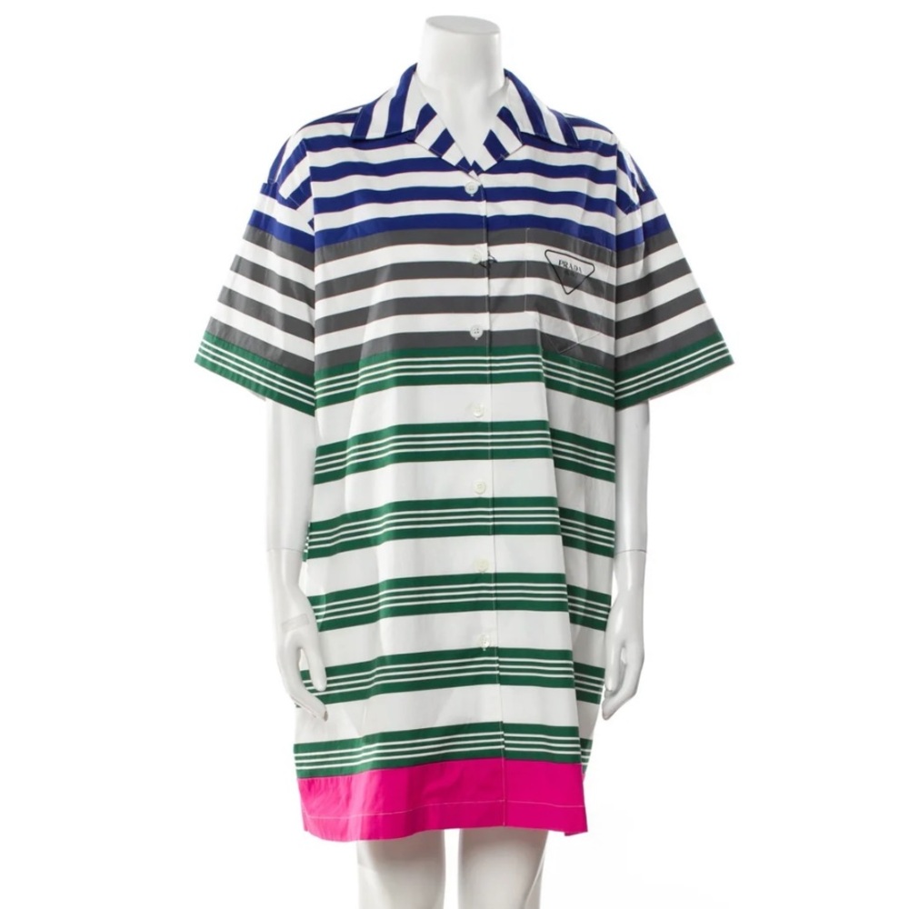 Prada striped multicolor woman’s short dress size S